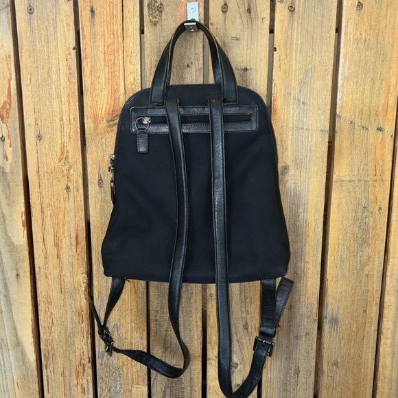 Coach Vintage Mercer Black Canvas Backpack With Leather Trim - Picture 4 of 6